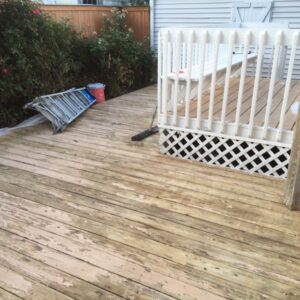 deck staining Chesapeake
